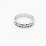 Ladies And Gents Diamond Claddagh Celtic Knot Wedding Ring Set