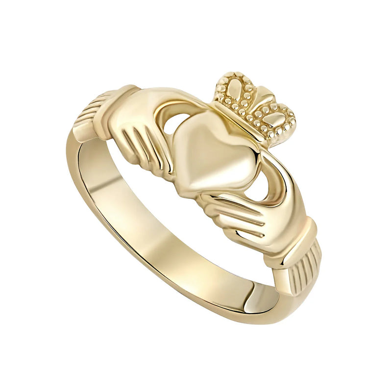 Ladies Gold Claddagh Ring