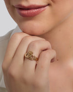 Ladies Gold Claddagh Ring