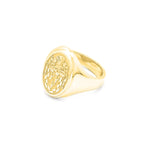 Ladies Family Crest Signet Ring
