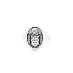 Ladies Family Crest Signet Ring
