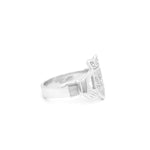 Ladies Claddagh Family Crest Ring