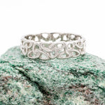 Ladies Trinity Knot Ring in Sterling Silver