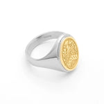Ladies Family Crest Signet Ring