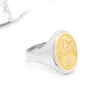 Ladies Family Crest Signet Ring