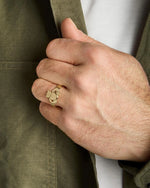 Mens Gold Claddagh Ring