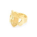 Men's Claddagh Family Crest Ring