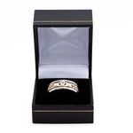 Mens Gold And Silver Claddagh Celtic Ring