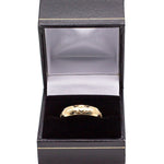 Men's Gold Claddagh Celtic Wedding Band