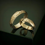 Men's Gold Claddagh Celtic Wedding Band