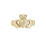Mens Gold Claddagh Ring