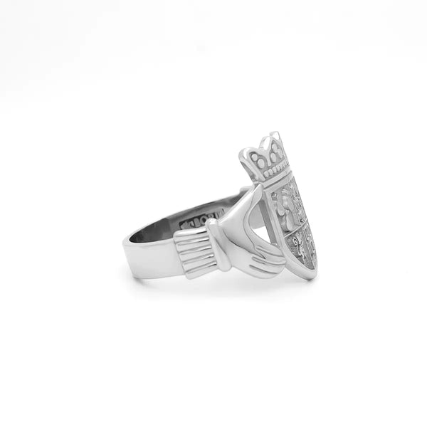 Men's Claddagh Family Crest Ring