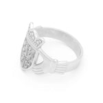 Men's Claddagh Family Crest Ring
