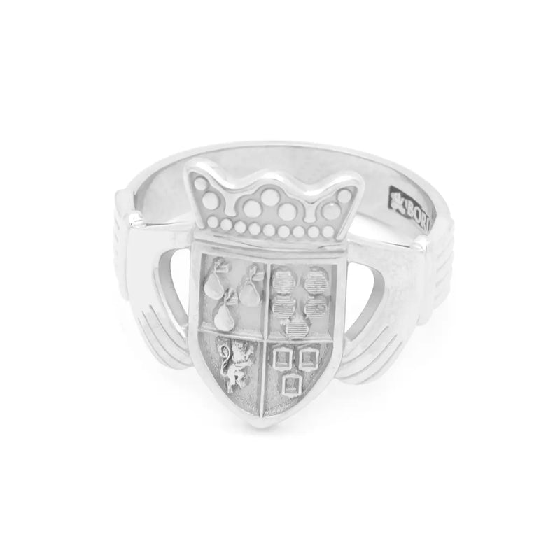 Men's Claddagh Family Crest Ring