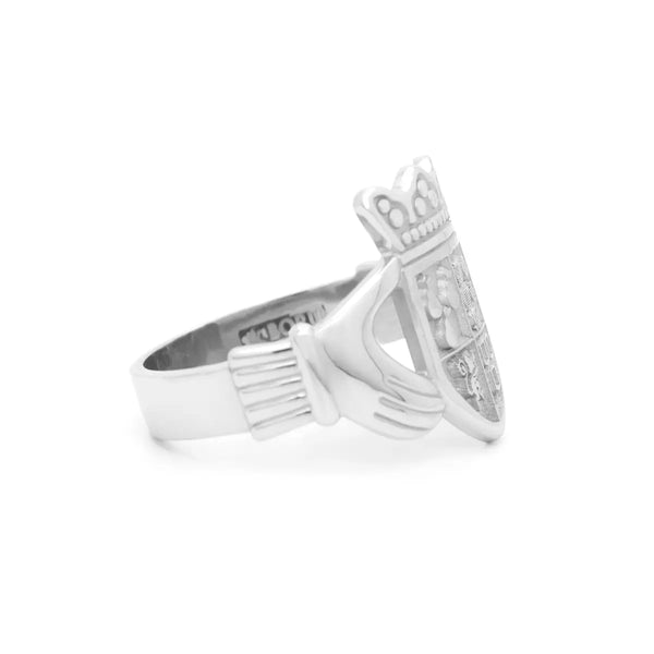 Men's Claddagh Family Crest Ring