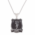 Family Crest Pendant With Family Name