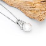 Sterling Silver Celtic Pearl Pendant