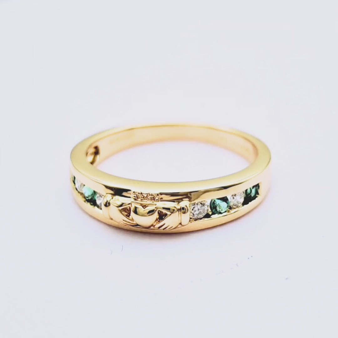 Yellow Gold Claddagh Ring