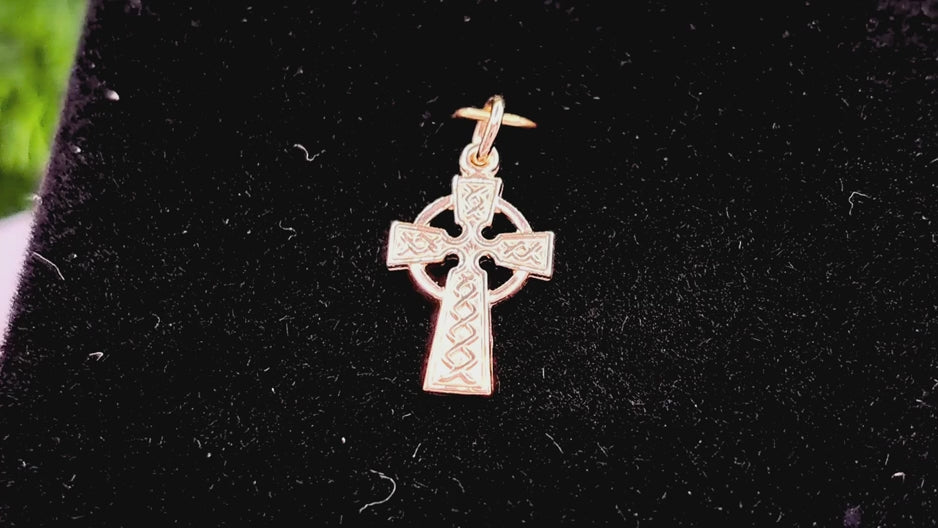 Small Celtic Cross Charm