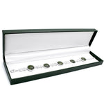 Connemara Marble Sterling Silver Shamrock Bracelet
