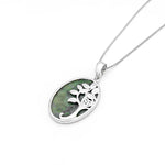 Sterling Silver Connemara Marble Celtic Tree Of Life Necklace