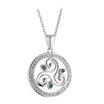 Silver Celtic Spiral Necklace