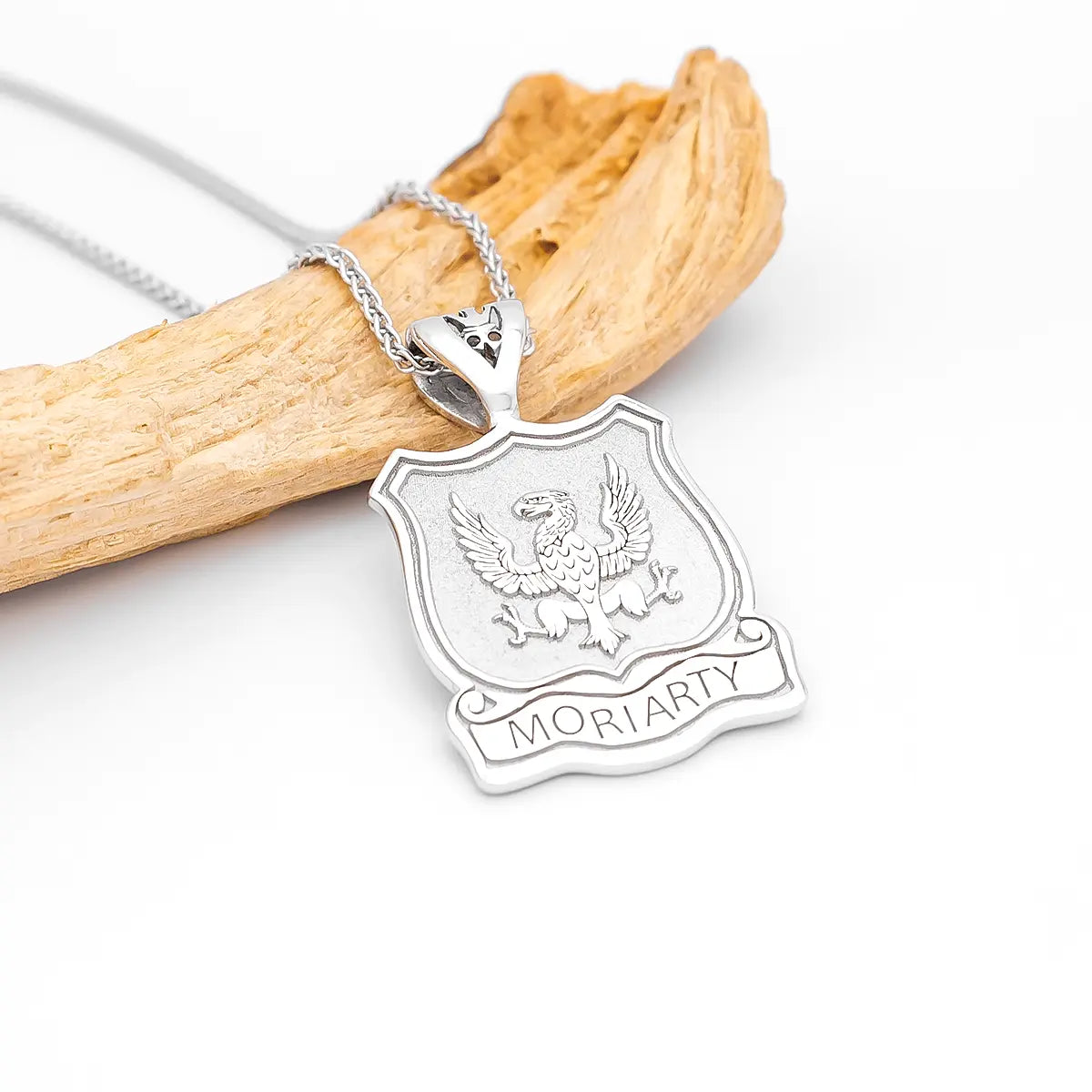 Family Crest Pendant With Family Name – view 13