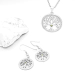Sterling Silver Celtic Tree Of Life Drop Earrings