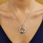 Birthstone Family Claddagh Pendant