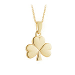 Gold Shamrock Necklace