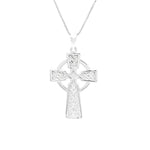 Ladies Sterling Silver Celtic Cross Pendant