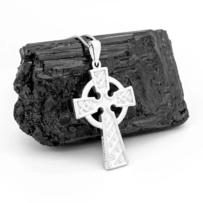 Ladies Sterling Silver Celtic Cross Pendant