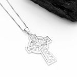 Ladies Sterling Silver Celtic Cross Pendant