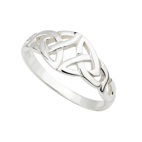 Celtic Trinity Knot Ring in Sterling Silver