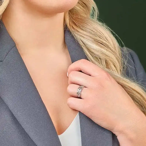 Sterling Silver Ladies Celtic Knot Ring