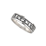 Oxidized Silver Ladies Claddagh Ring