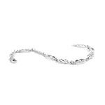 Sterling Silver Claddagh Celtic Knot Bracelet