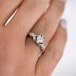 Silver Claddagh Birthstone Ring
