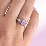 Silver Claddagh Birthstone Ring