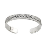 Gents Sterling Silver Celtic Knot Bangle