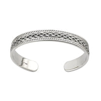 Gents Sterling Silver Celtic Knot Bangle