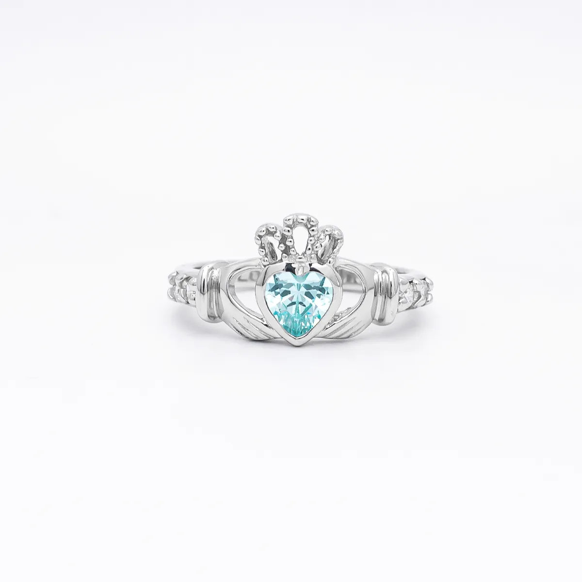 Birthstone Claddagh Ring - Love, Loyalty, Friendship – view 16