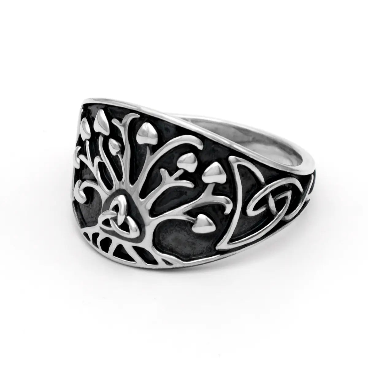 Sterling Silver Tree of Life Ring – view 2
