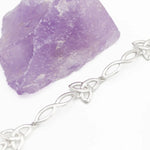Sterling Silver Trinity Knot Bracelet