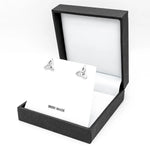 Sterling Silver Trinity Knot Stud Earrings