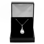 Sterling Silver Trinity Knot Pendant With Freshwater Pearl