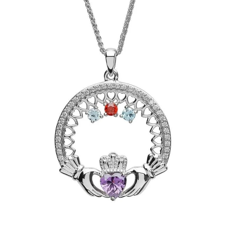 1 Heart Stone + 3 Birthstones