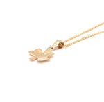 Gold Shamrock Necklace