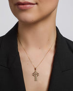 Traditional Gold Celtic Cross Pendant