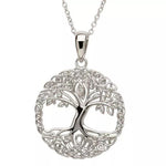 Silver Celtic Tree of Life Necklace